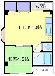 ラフィーネ2号館の物件間取画像